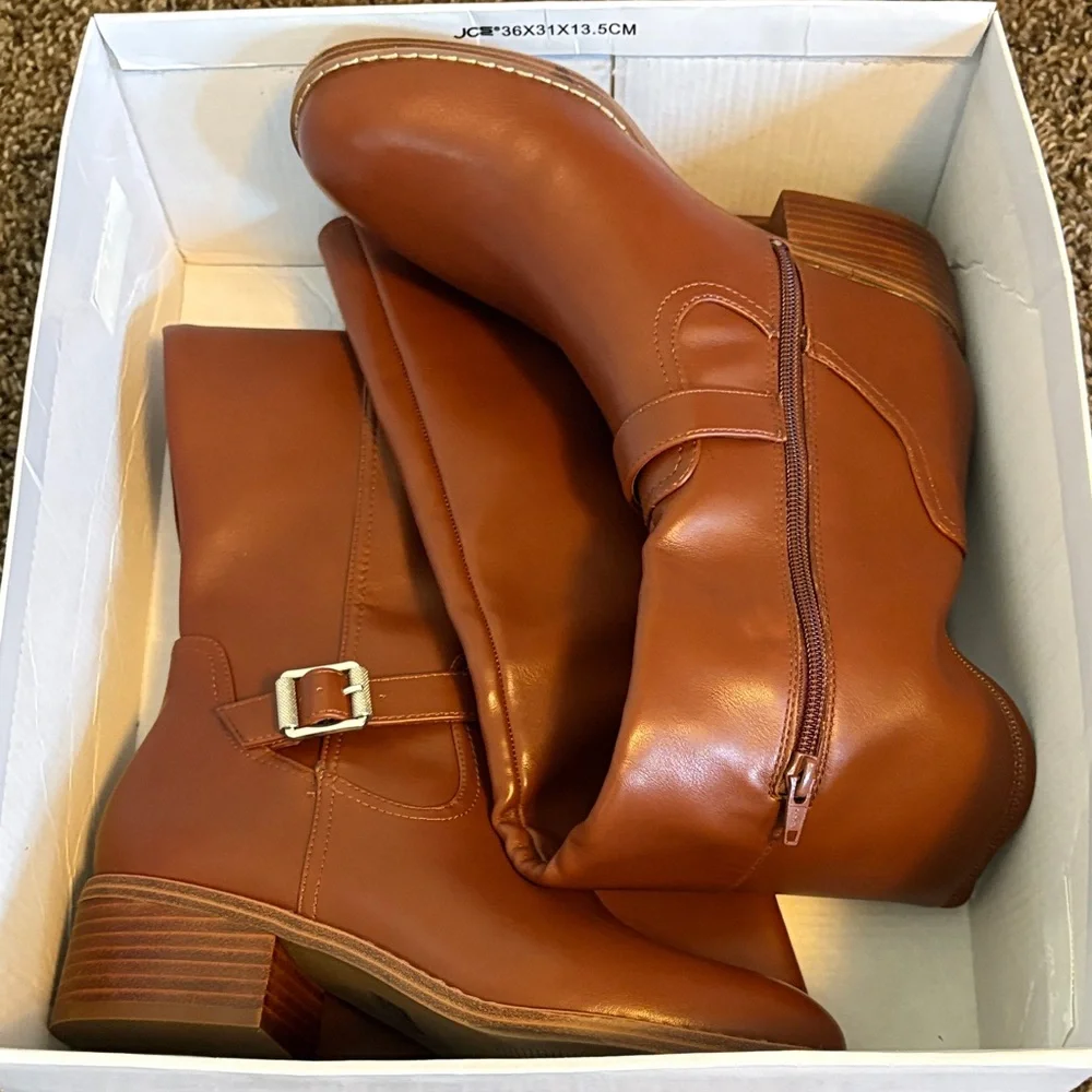 Dolce Vita Brown Over the Knee Boots - Picture 7 of 7